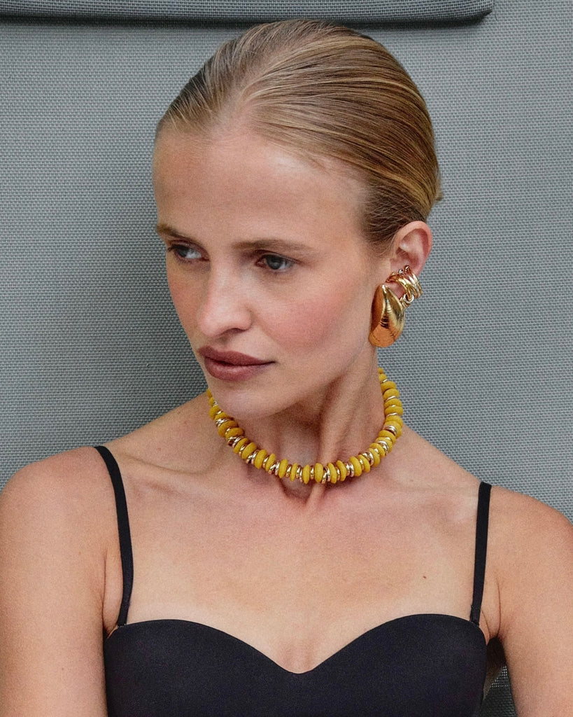 Yellow Thalia Necklace
