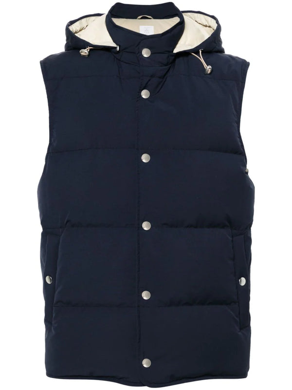 hooded gilet