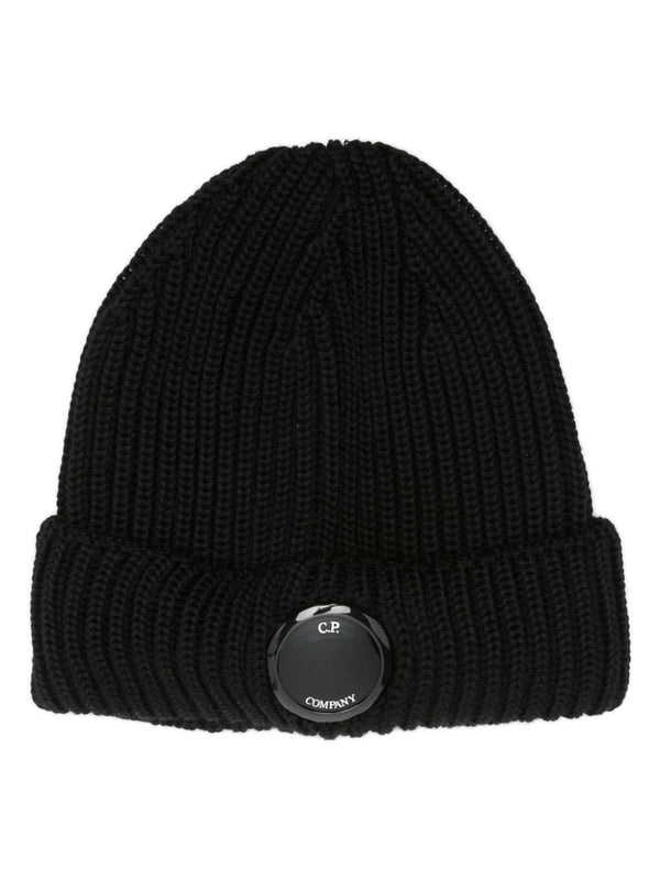 Lens detail beanie hat