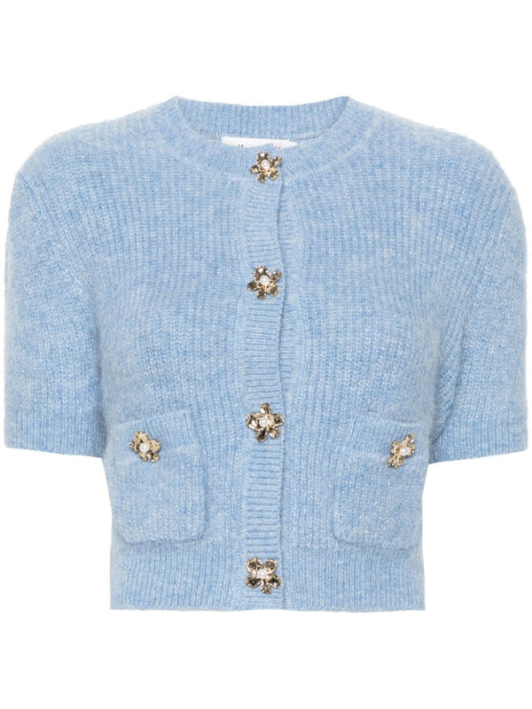 flower-buttons cardigan