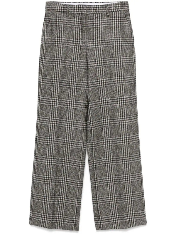 checkered trousers