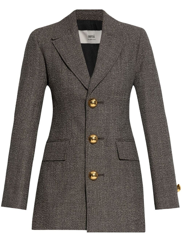 single-breasted blazer