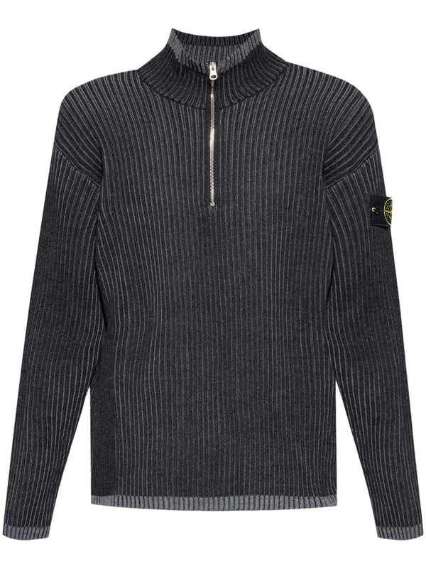 quarter-zip cardigan