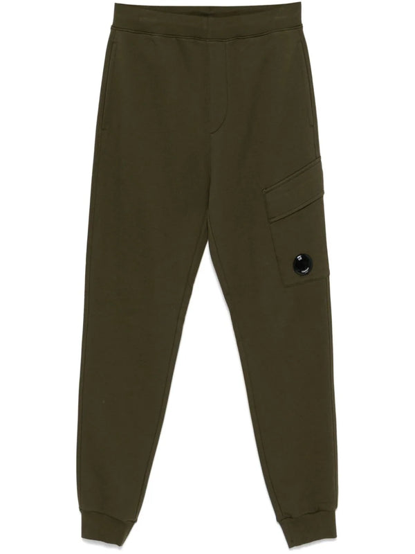 Lens-detail cargo track pants