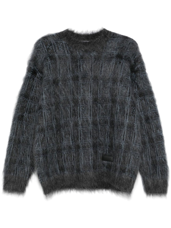 brushed-effect sweater