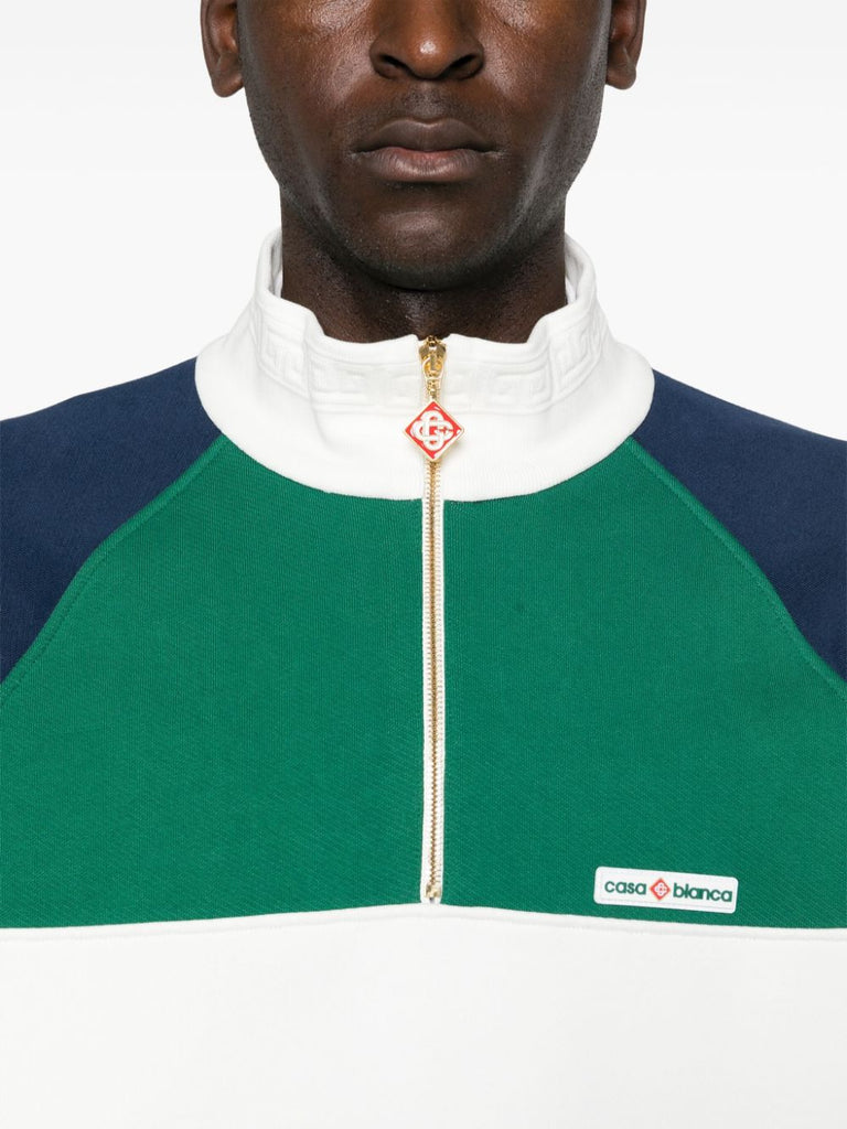 Sweatshirt mit Farbblockdesign 