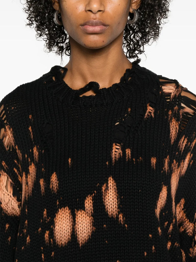 bleached sweater