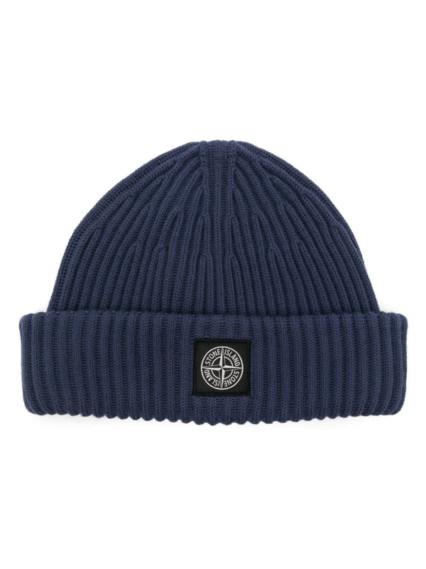 Compass-patch beanie