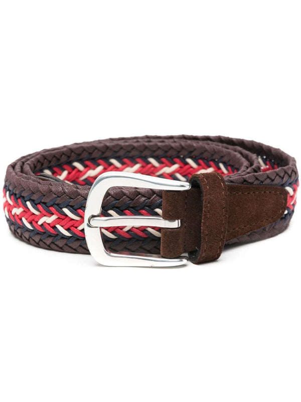 interwoven leather belt