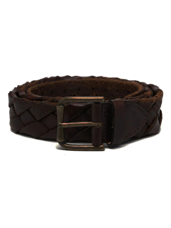 interwoven leather belt