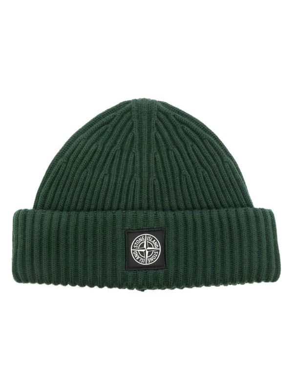 Compass-patch beanie