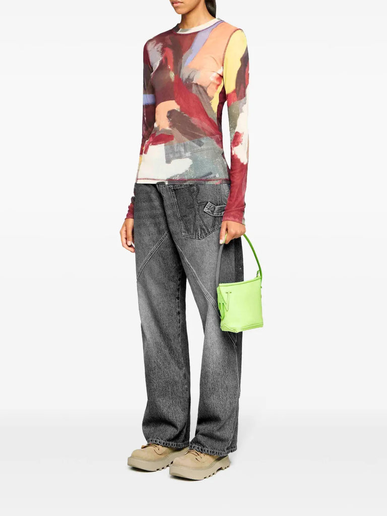 verdrehte Workwear-Jeans 