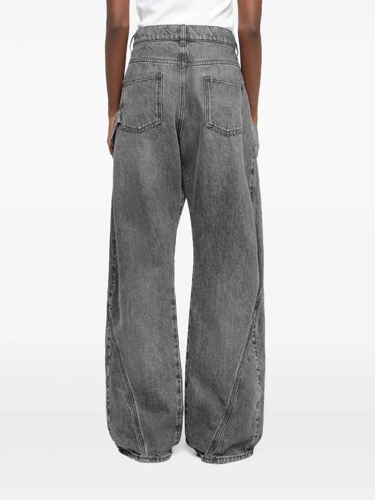 verdrehte Workwear-Jeans 