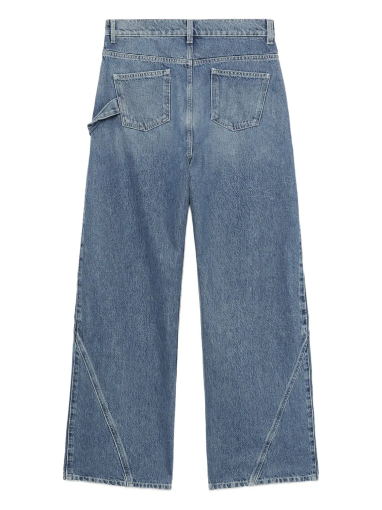 Workwear-Jeans mit geradem Bein 