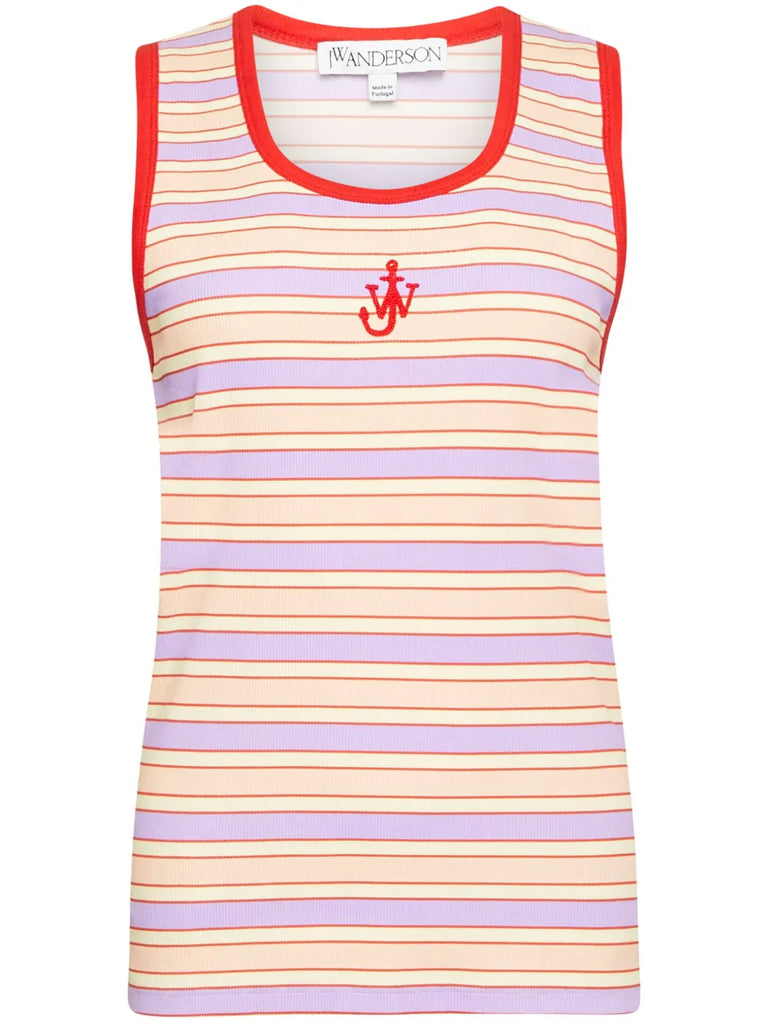 striped vest