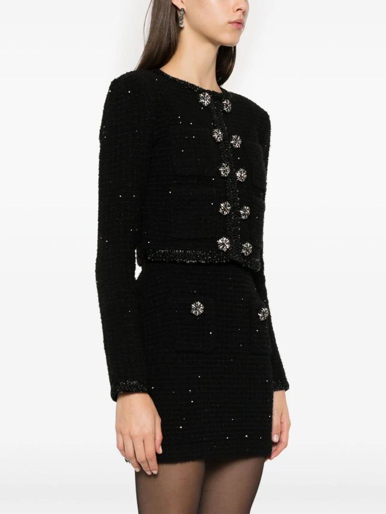 Strukturierte Strickjacke 