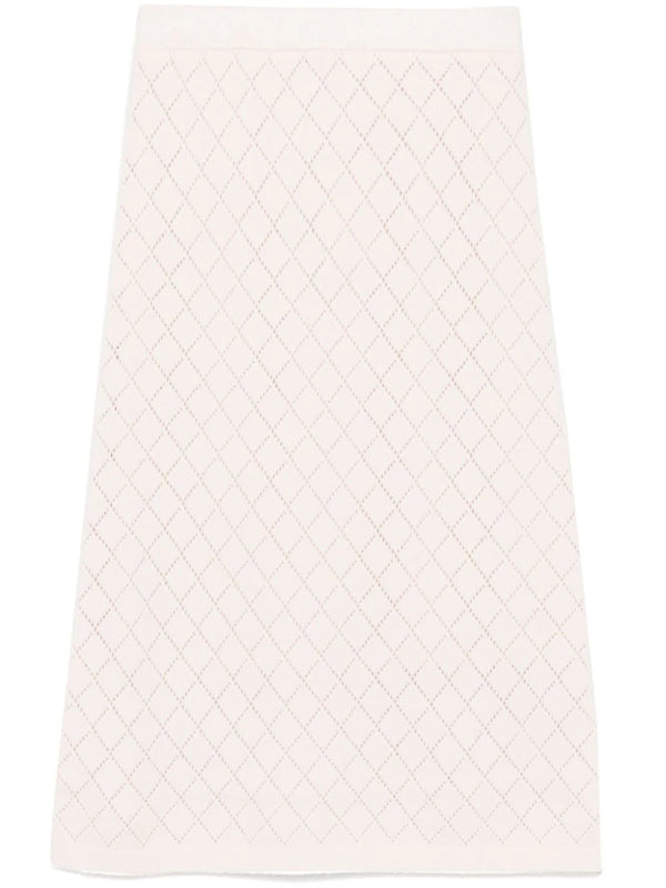 Illustration midi skirt