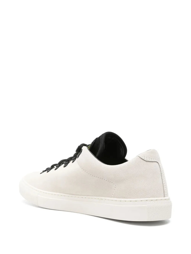 Compass-patch sneakers