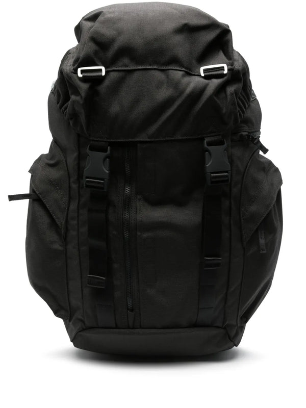 foldover-top canvas backpack