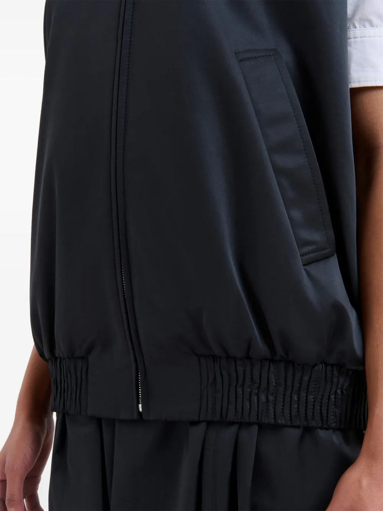 zip-up waistcoat