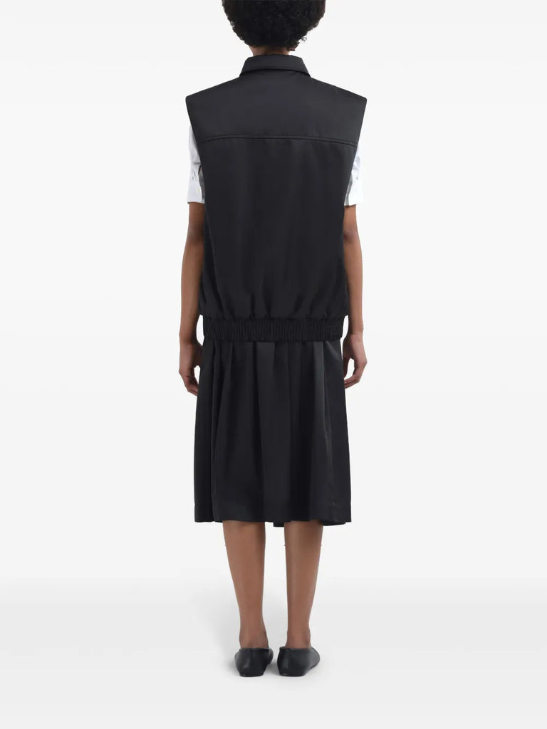 zip-up waistcoat