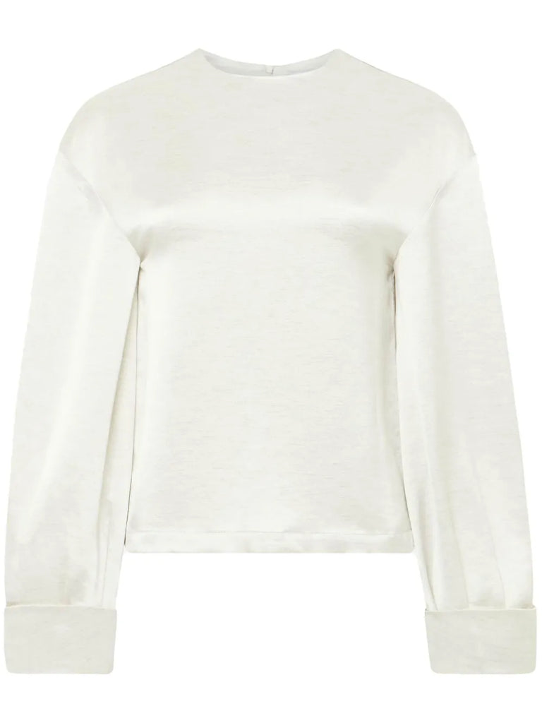 turn-up cuffs blouse