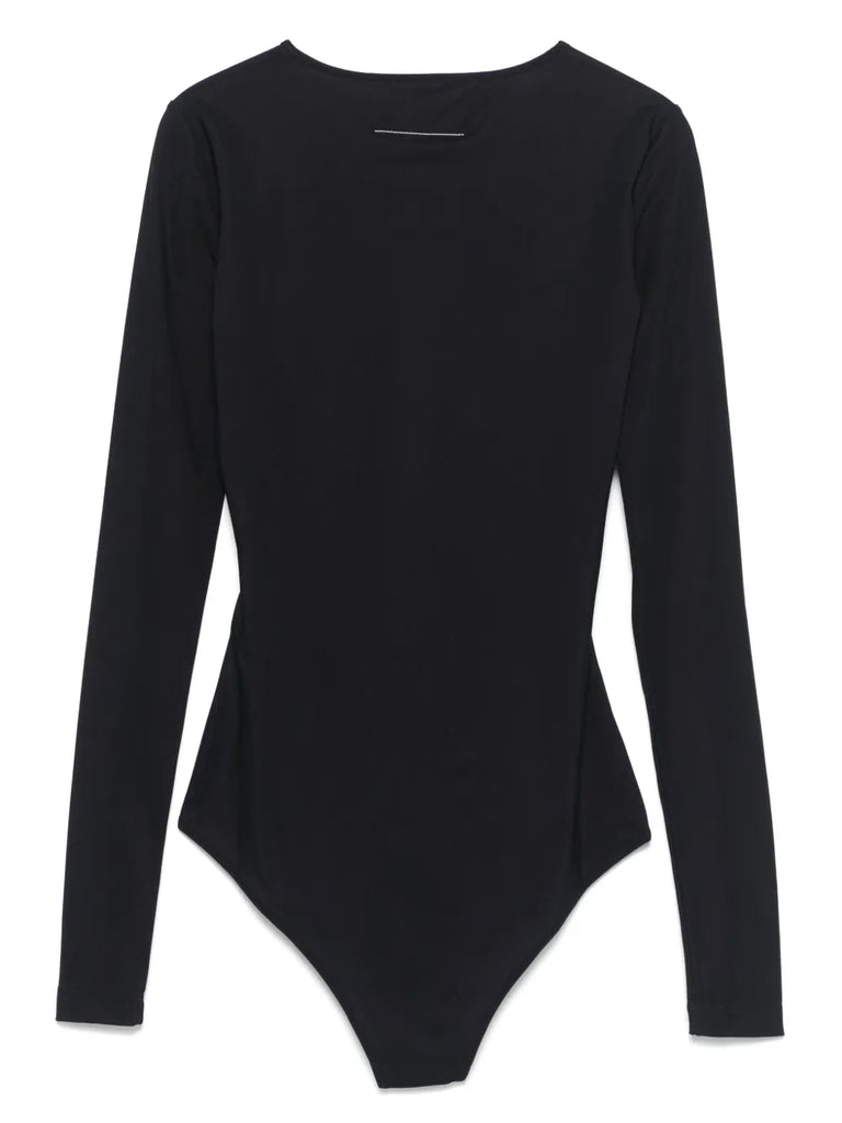 numbers-motif bodysuit