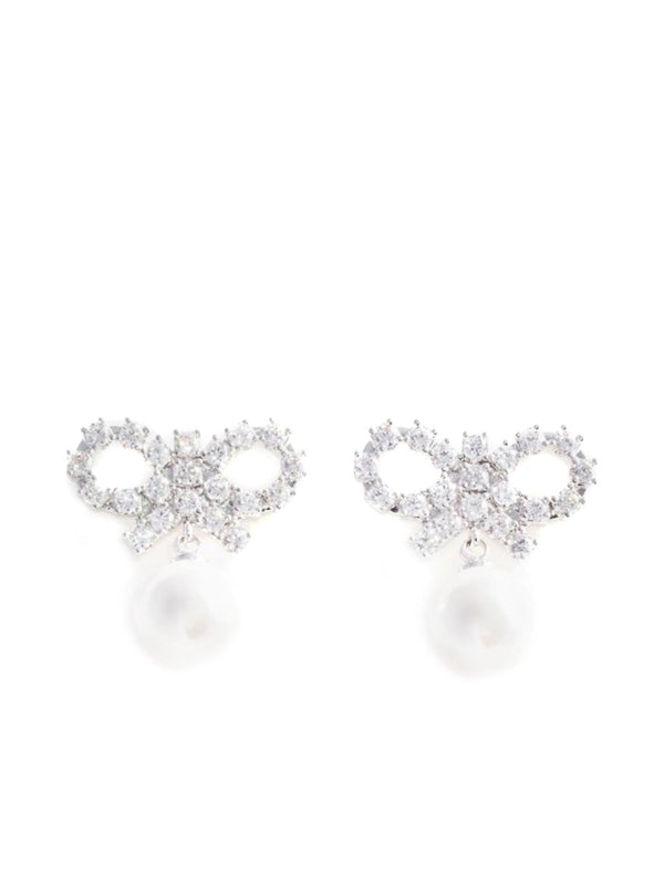 micro now pearl earrings