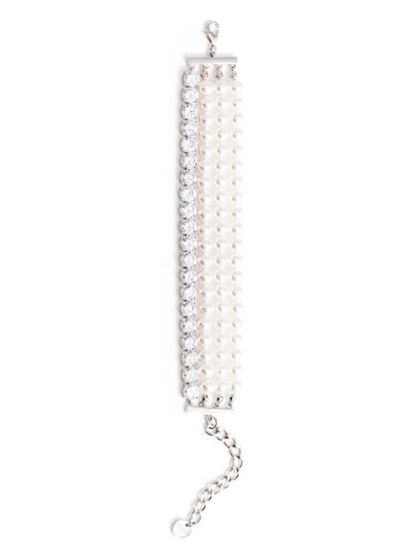 pearl diamante bracelet