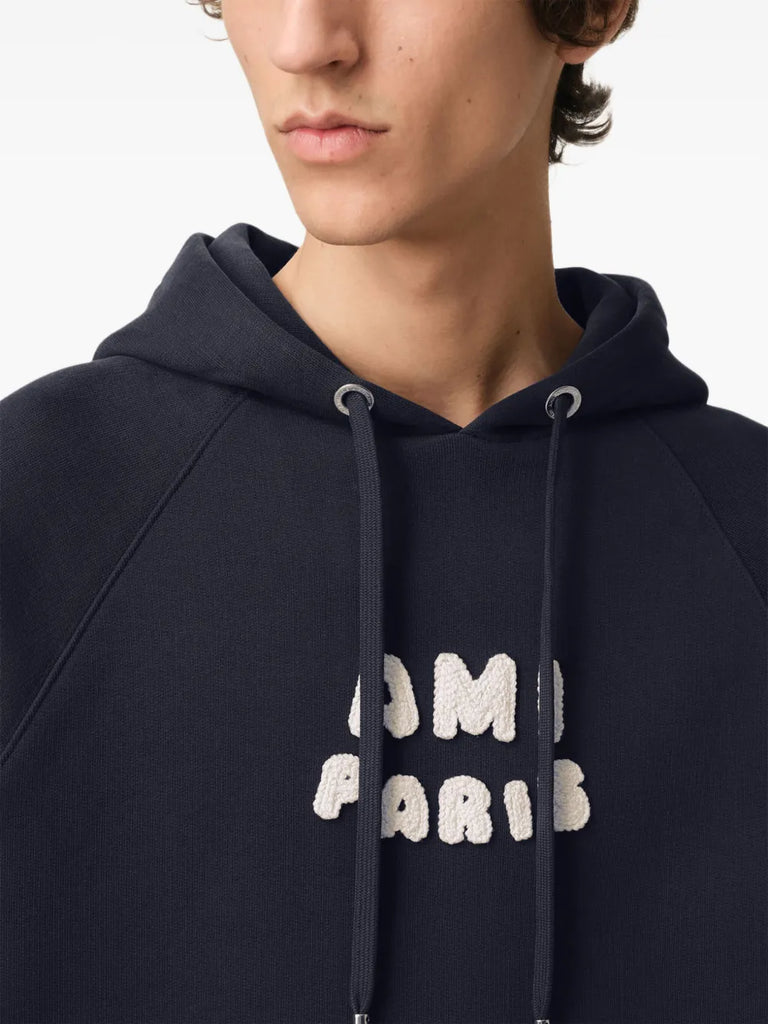 logo-print hoodie