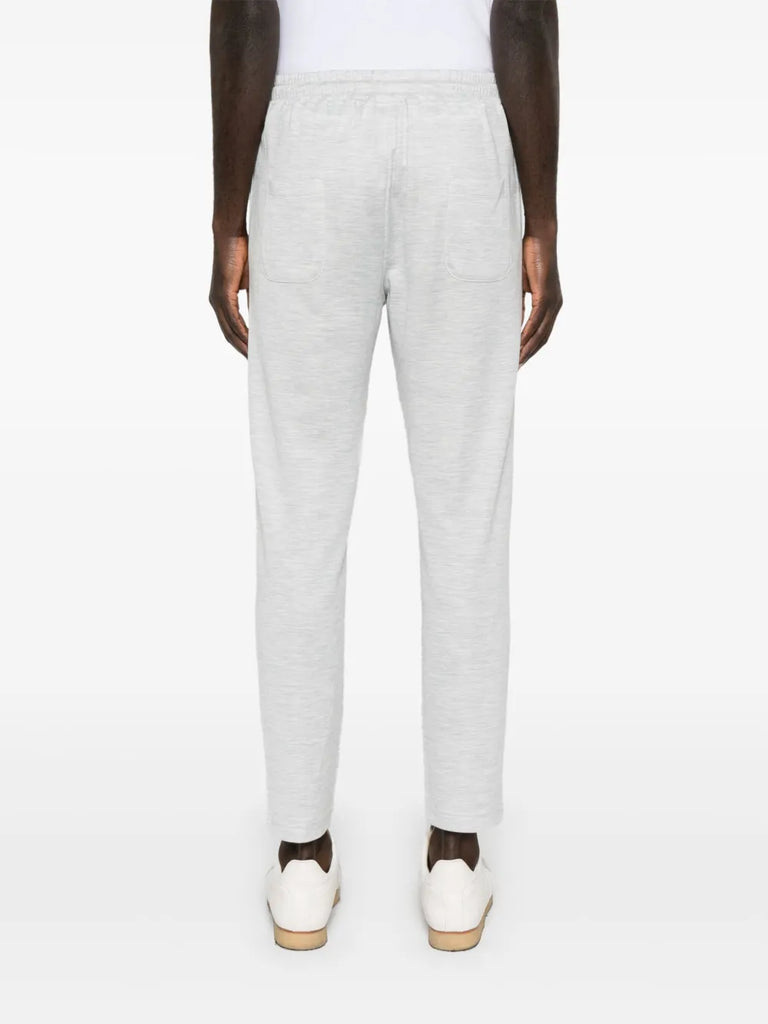 mélange-effect track pants