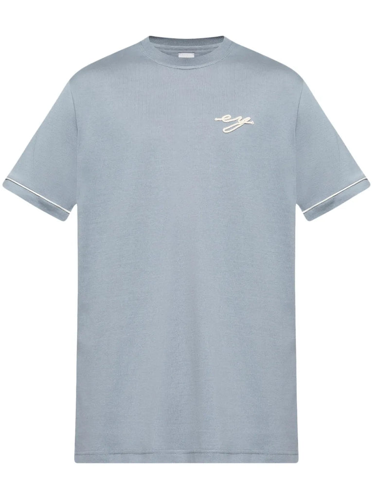 logo-embroidered T-shirt