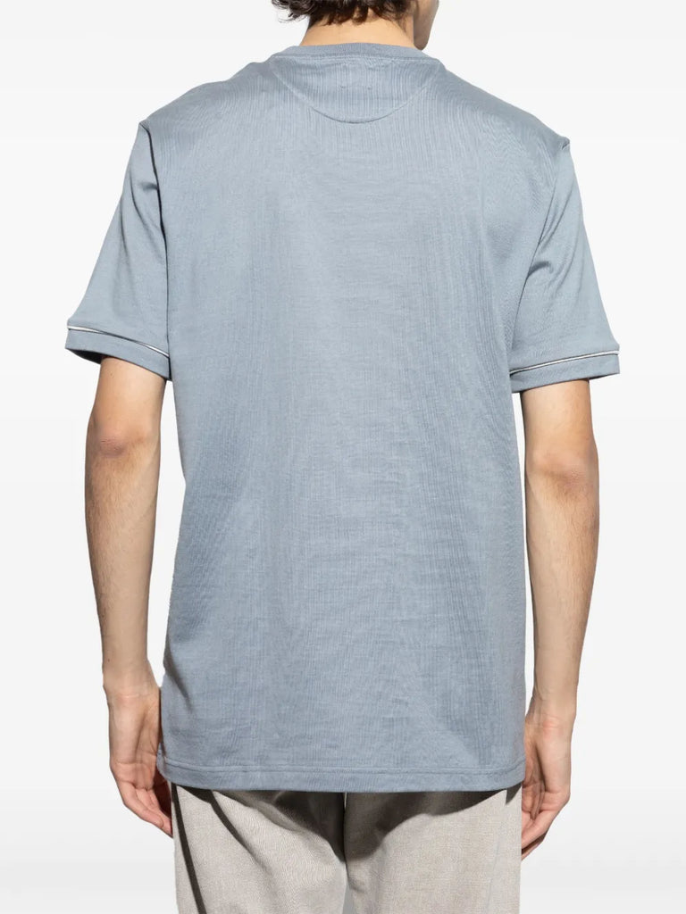logo-embroidered T-shirt