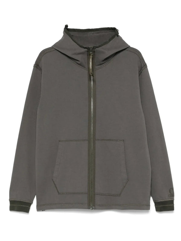 Diagonal Fleece hoodie