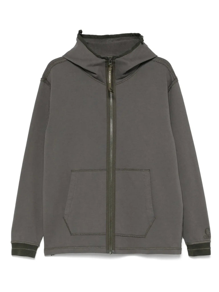 Diagonal Fleece hoodie