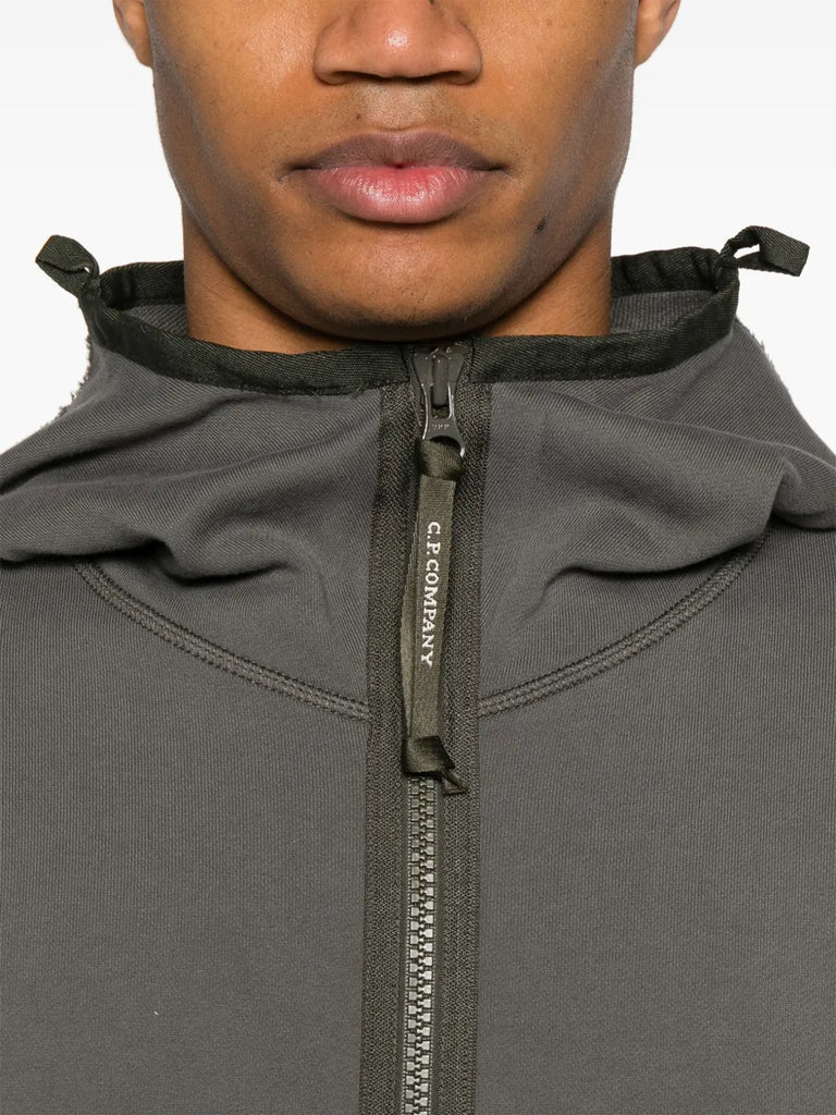 Diagonal Fleece hoodie