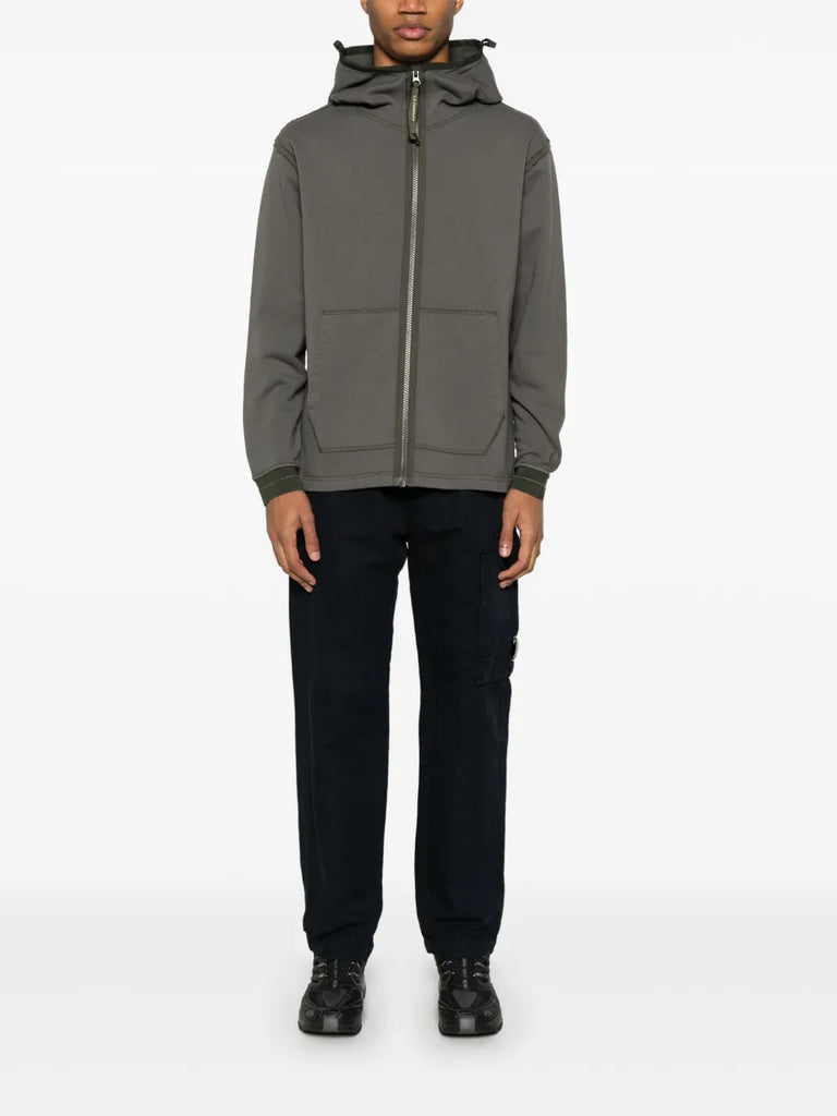 Diagonal Fleece hoodie
