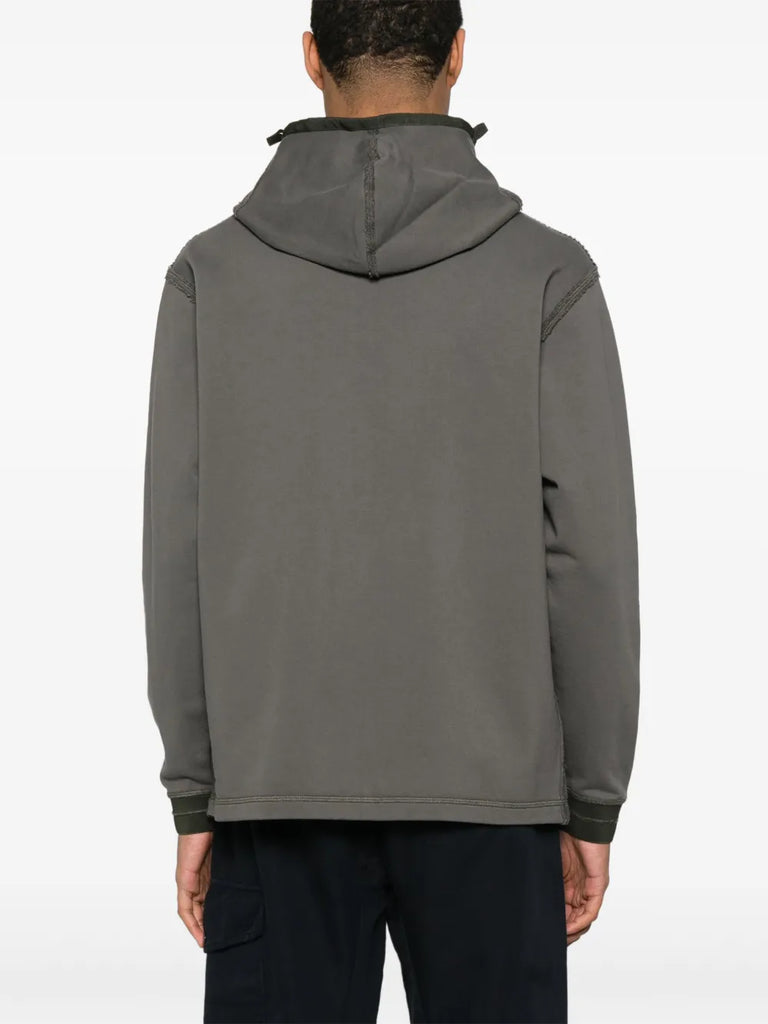 Diagonal Fleece hoodie