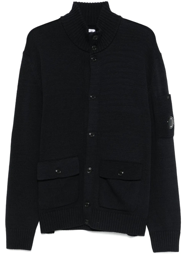 Strickjacke mit Linsendetail 