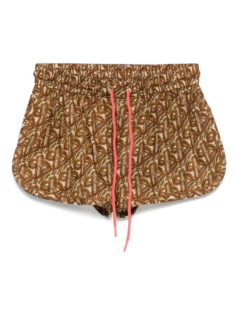 silk shorts