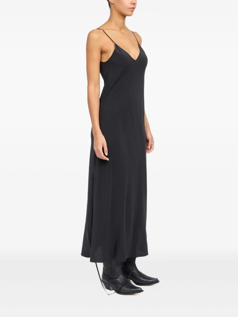 silk maxi dress
