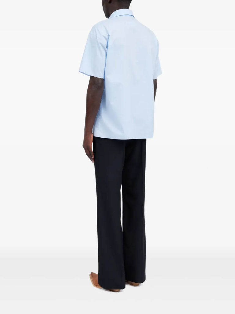 numbers-motif shirt