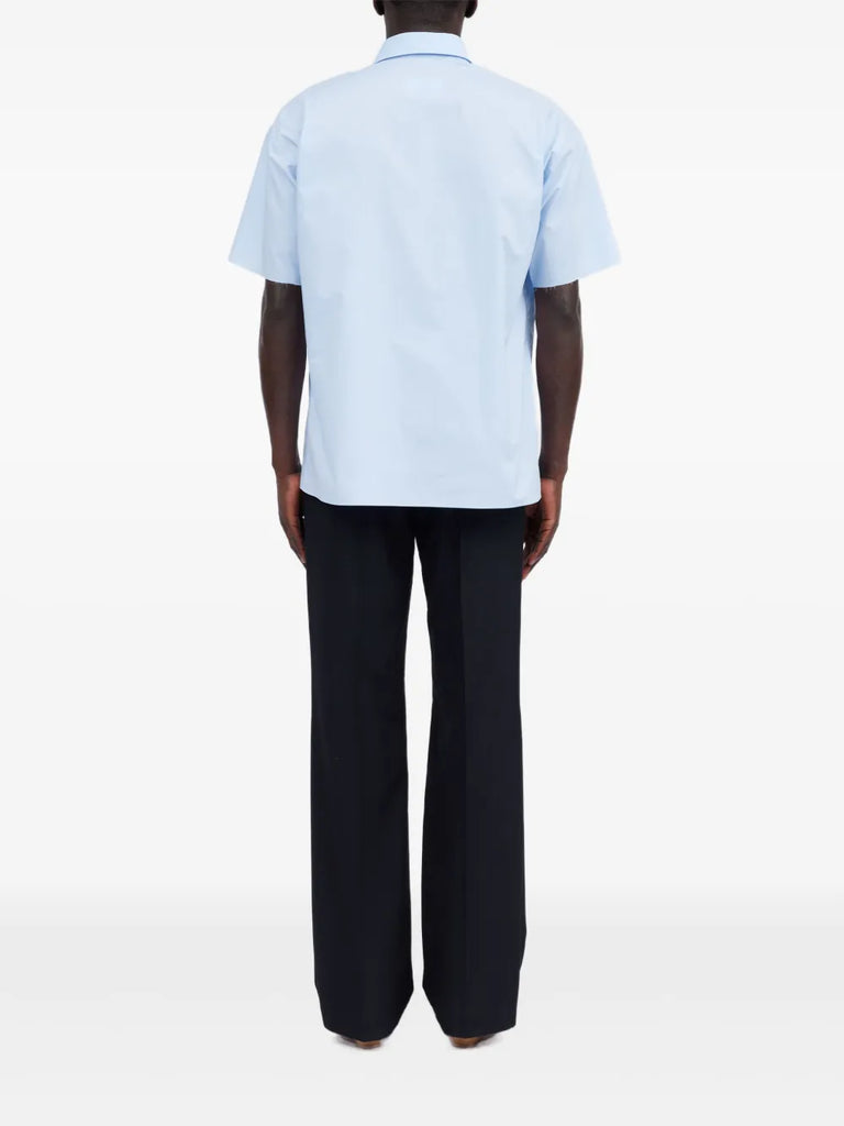 numbers-motif shirt