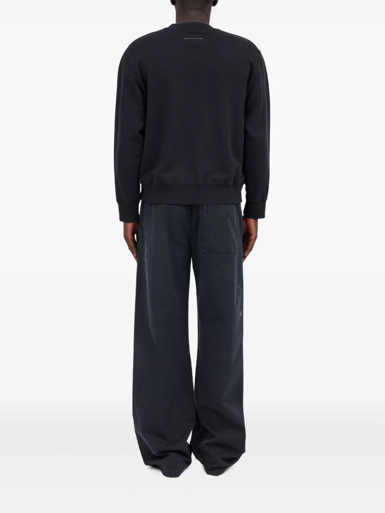 Numbers-motif sweatshirt