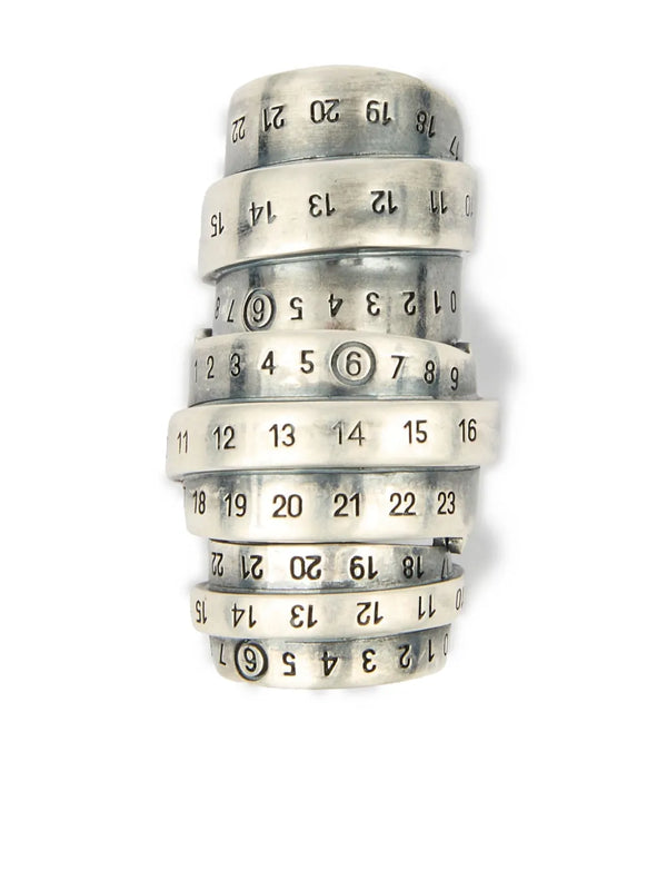 Signautre Numbers motif ring