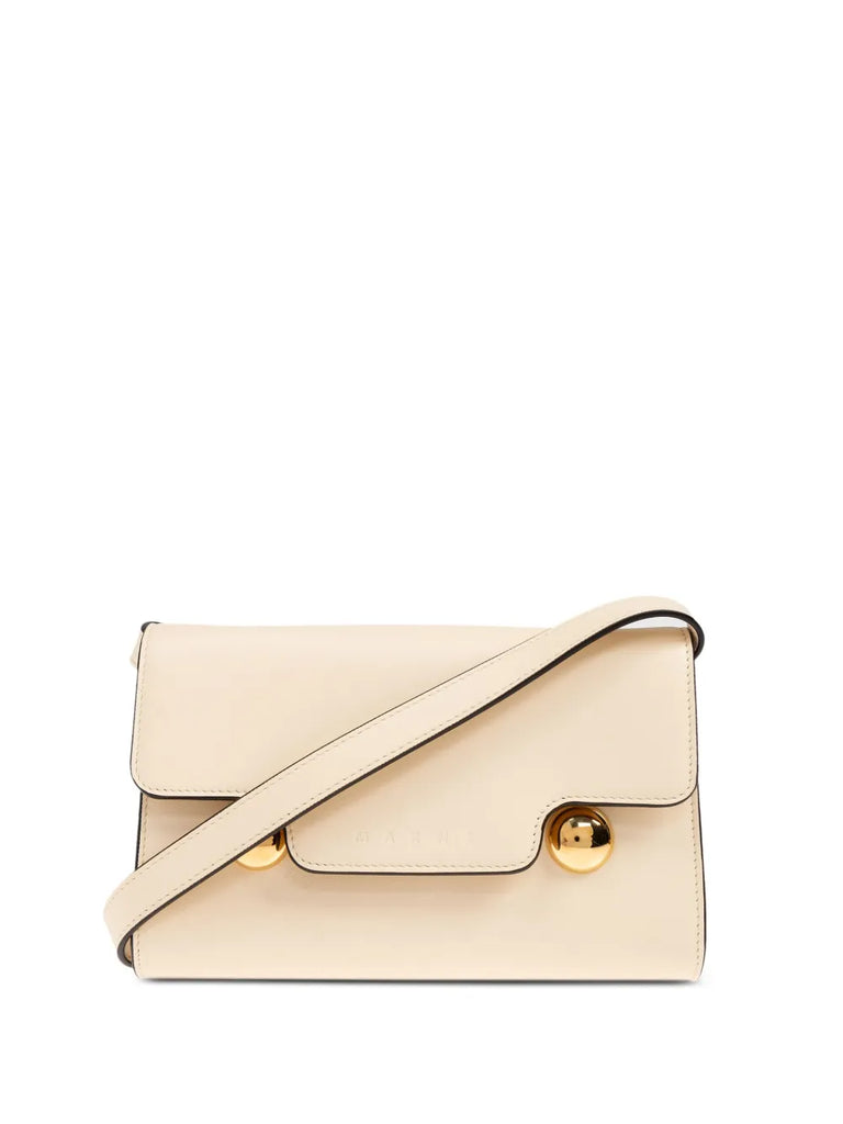 logo-debossed shoulder bag