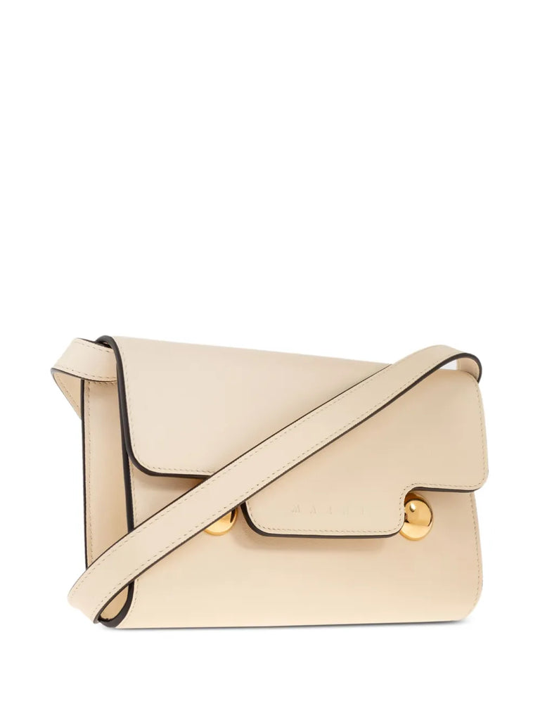 logo-debossed shoulder bag