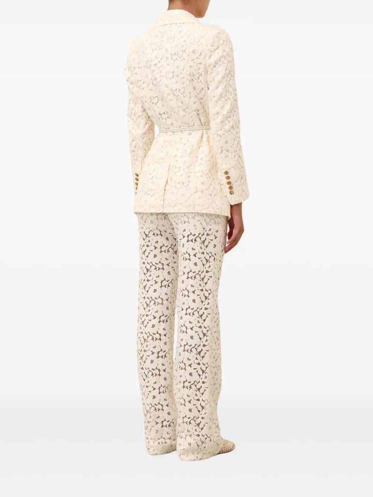 Illuminate lace blazer
