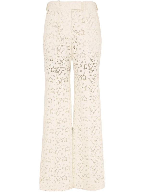 Illuminate lace trousers