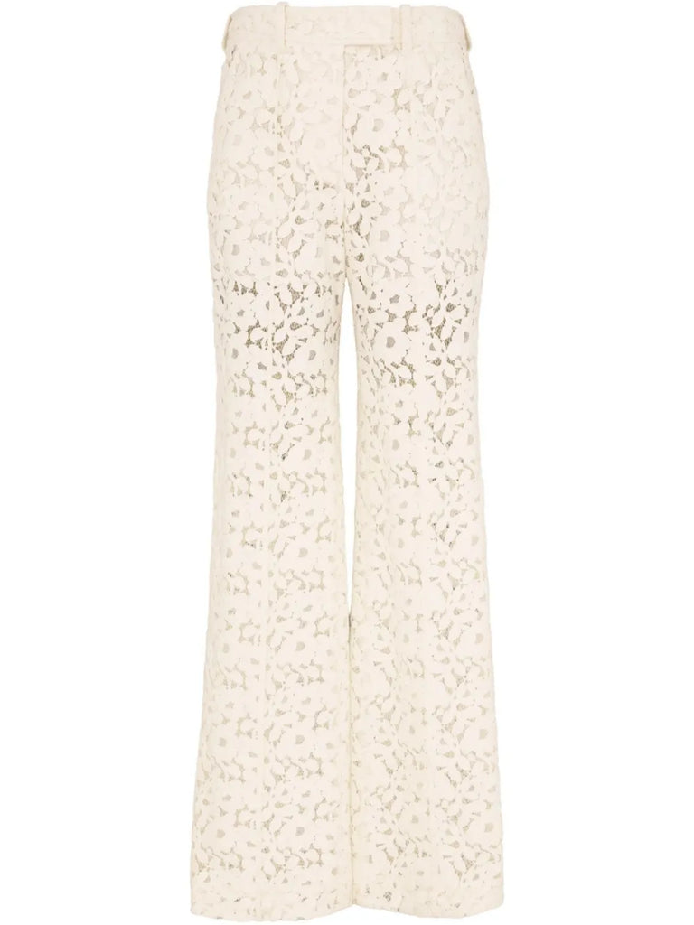Illuminate lace trousers